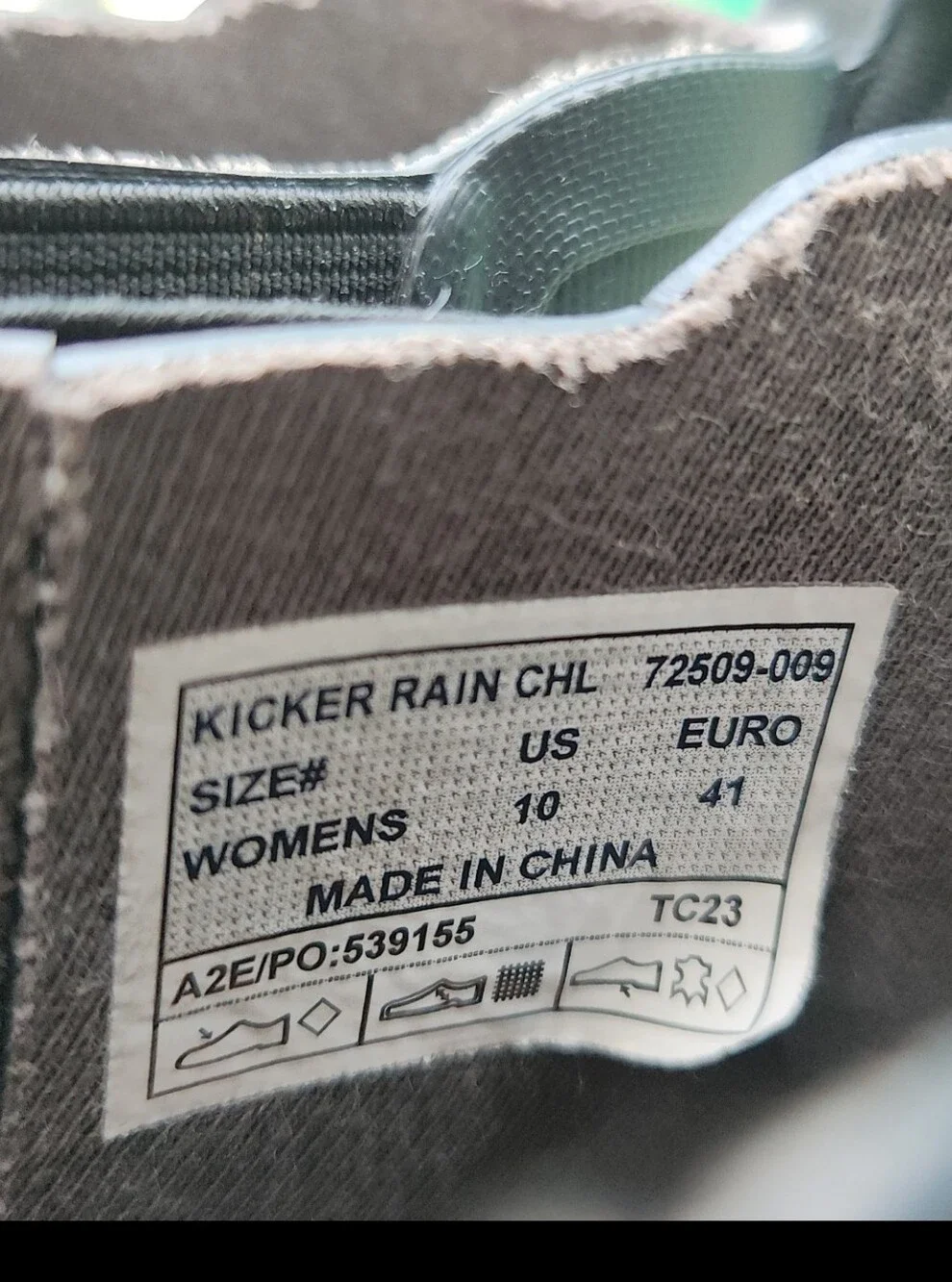 Kicker Rain Chelsea Women's Slip On Size 10 Waterproof Boots